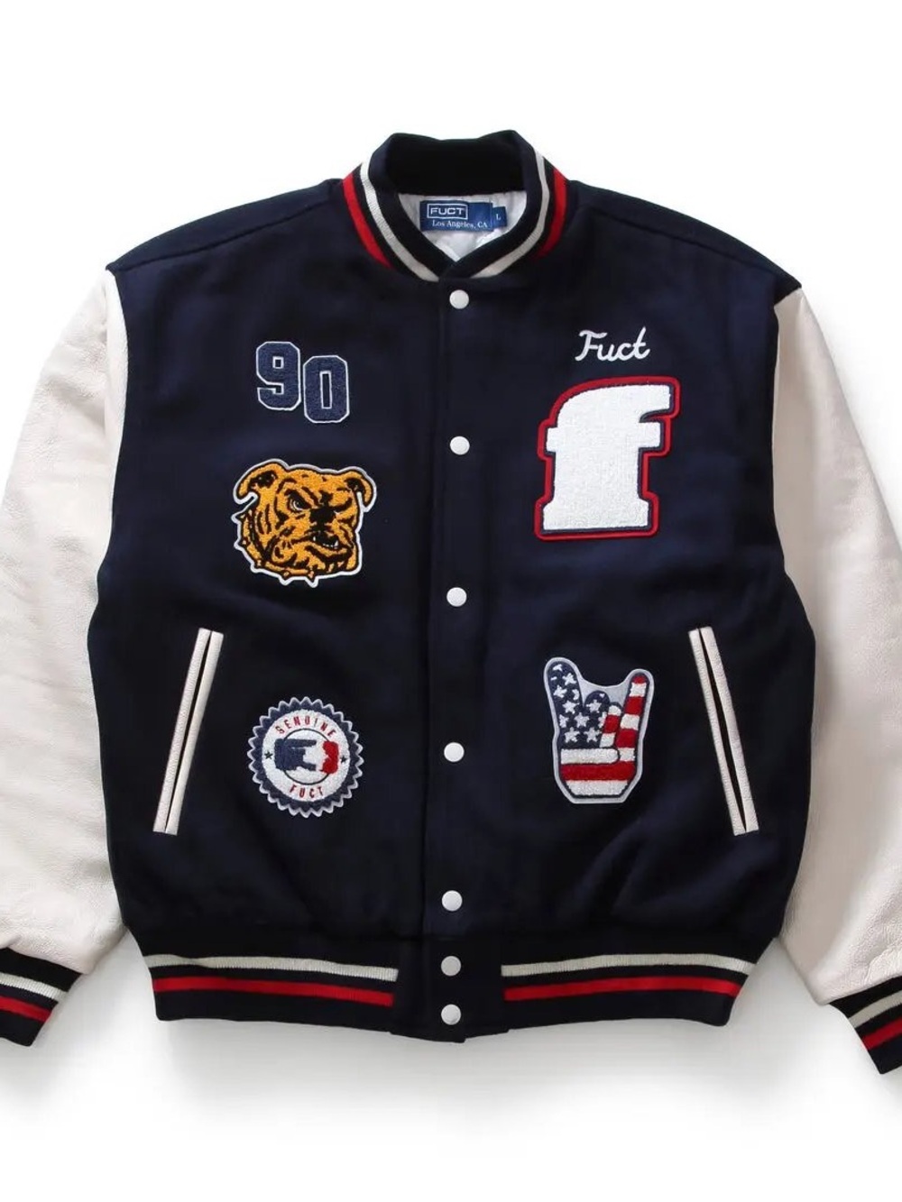 Fuct OG Letterman Wool Varsity Jacket